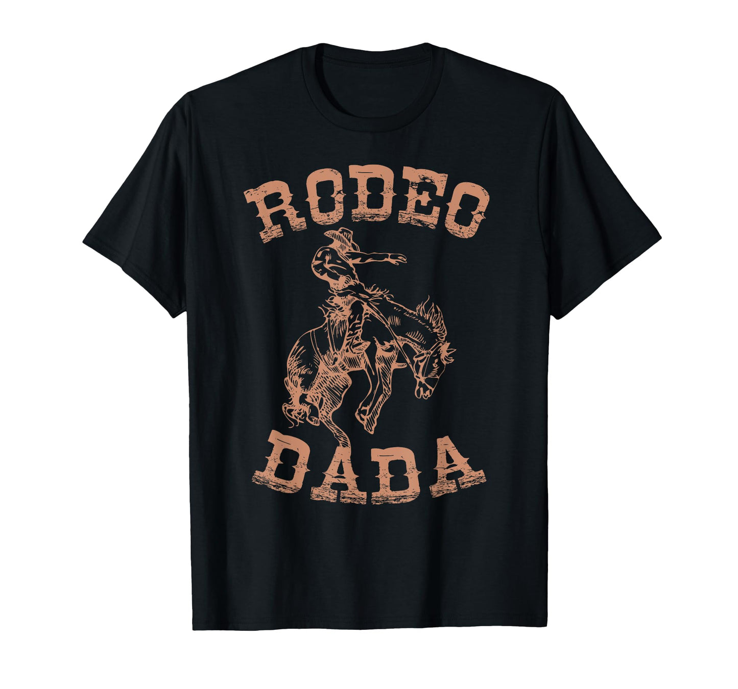 Rodeo Dada Dad Tee Western Cowboy Birthday Matching Family T-Shirt