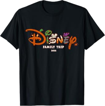 Disney Halloween Family Trip 2025 Matching Vacation T-Shirt