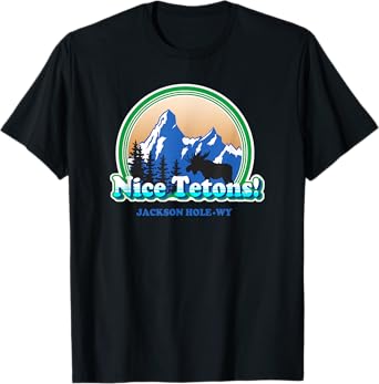 Tetons retro vintage Jackson Hole Wyoming Funny T-Shirt