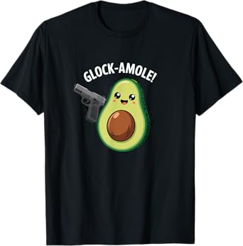Glockamole! Funny Gun Pun T-Shirt