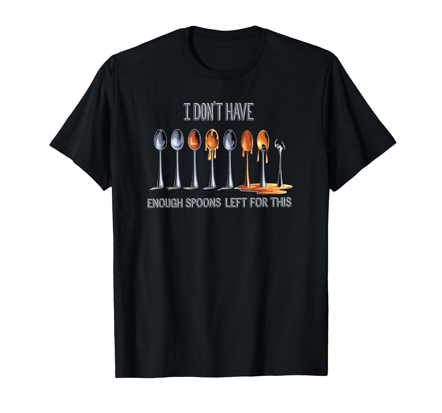 Spoon Theory Chronic Illness Energy Management T-Shirt