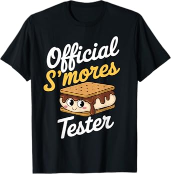 Official S'mores Tester Camping Smores Kawaii S'mores T-Shirt
