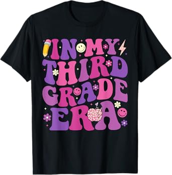 in My Third Grade Era Girl Groovy 3rd Grade Back to School T-Shirt