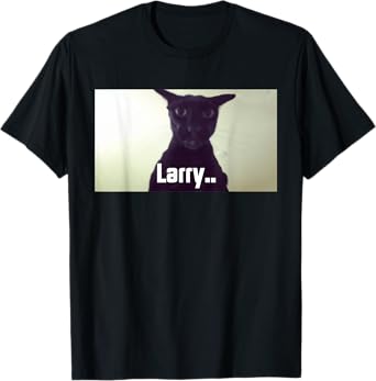 Evil Larry Meme Larry Cat Meme Cursed Memes Brainrot Memes T-Shirt for Men Women Kids