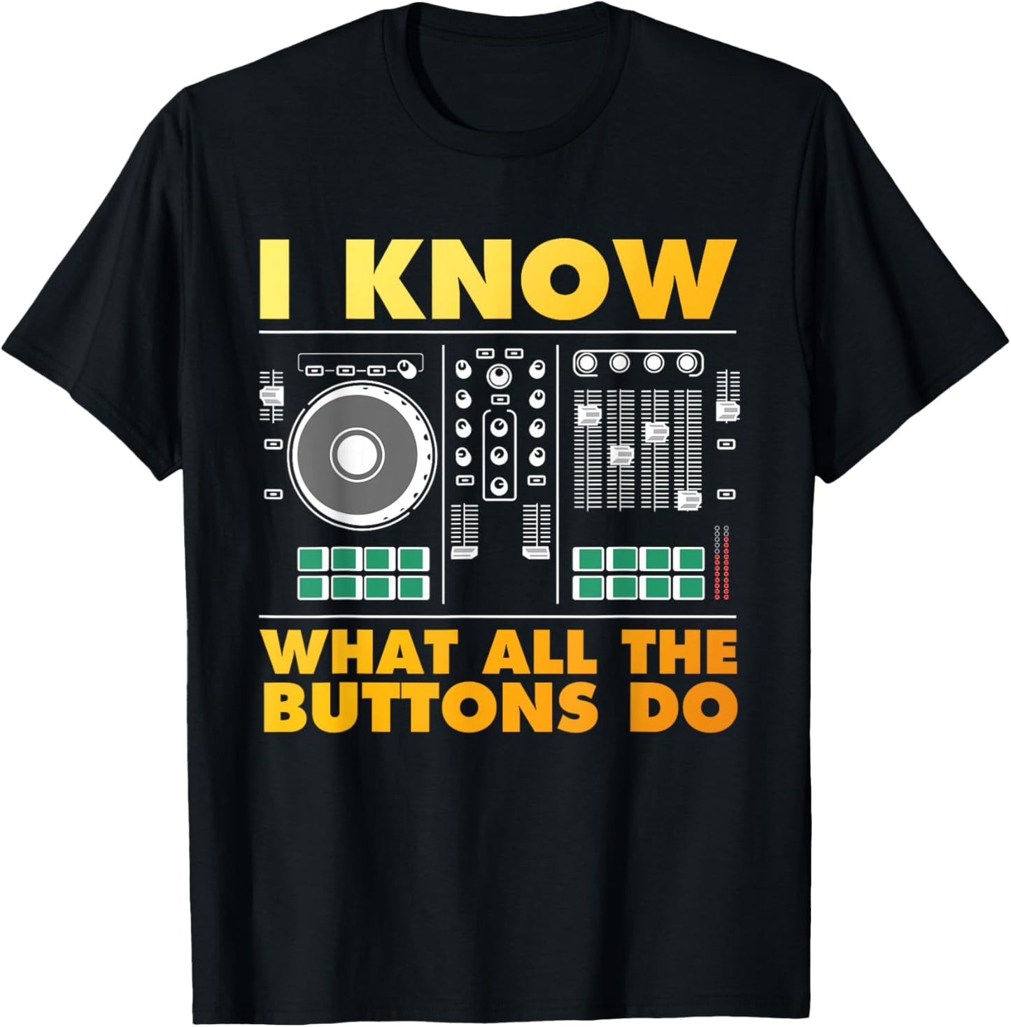 Funny DJ Art Men Women Music Producer Disc Jockey Lover DJ T-Shirt