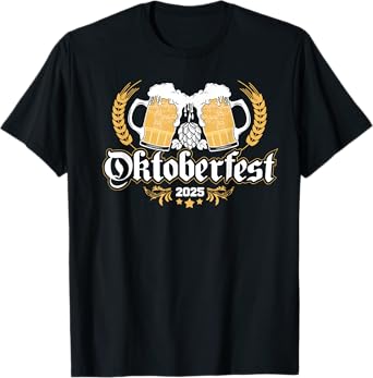 Oktoberfest 2025 Funny Oktoberfest 2025 Costume Men Women T-Shirt