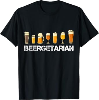 Beergetarian - Funny Pun Saying for Craft Beer Brewing Lover T-Shirt