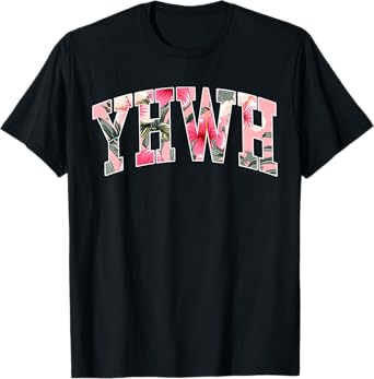 YHWH Hibiscus Flower Hawaiian Jesus Christian Beachy Bible T-Shirt