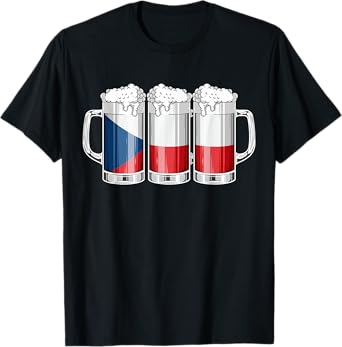 Beer Czech Shirt - Beer Czech Republic Flag Patriotic T-Shirt
