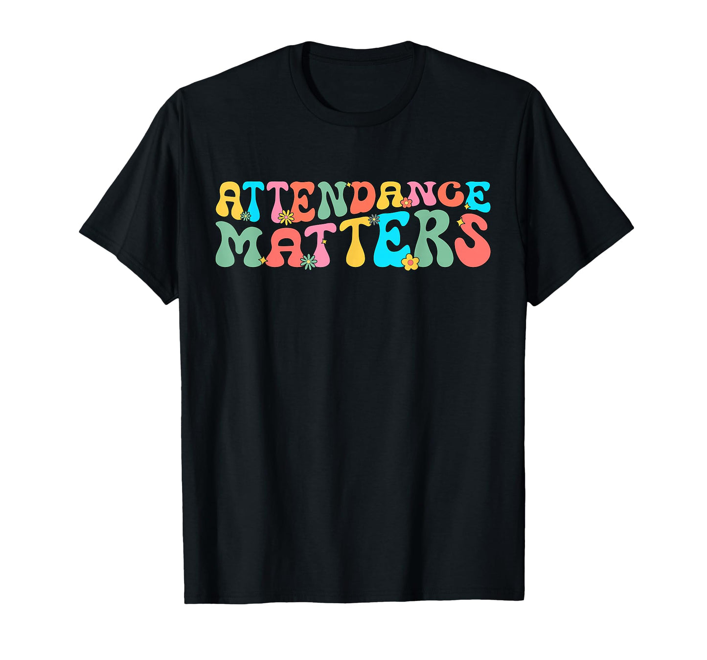 Retro Attendance Matters Attendance Clerk Back to School T-Shirt
