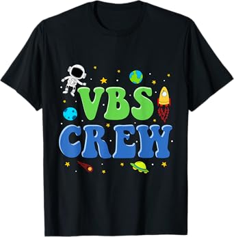 VBS Crew Vacation Bible School Space Astronaut Kids 2023 T-Shirt
