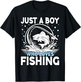 Just A Boy Who Loves Fishing T-Shirt