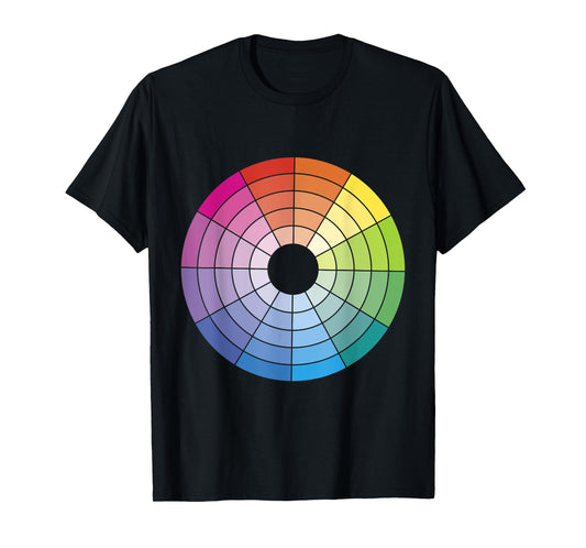 Colour Wheel Chart Color Hex Artist T-Shirt