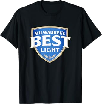 Coors Brewing Company Milwaukee's Best Light Shield Logo T-Shirt