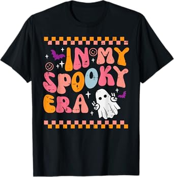 Halloween My Spooky Era Retro Costume Groovy Men Women Kids T-Shirt