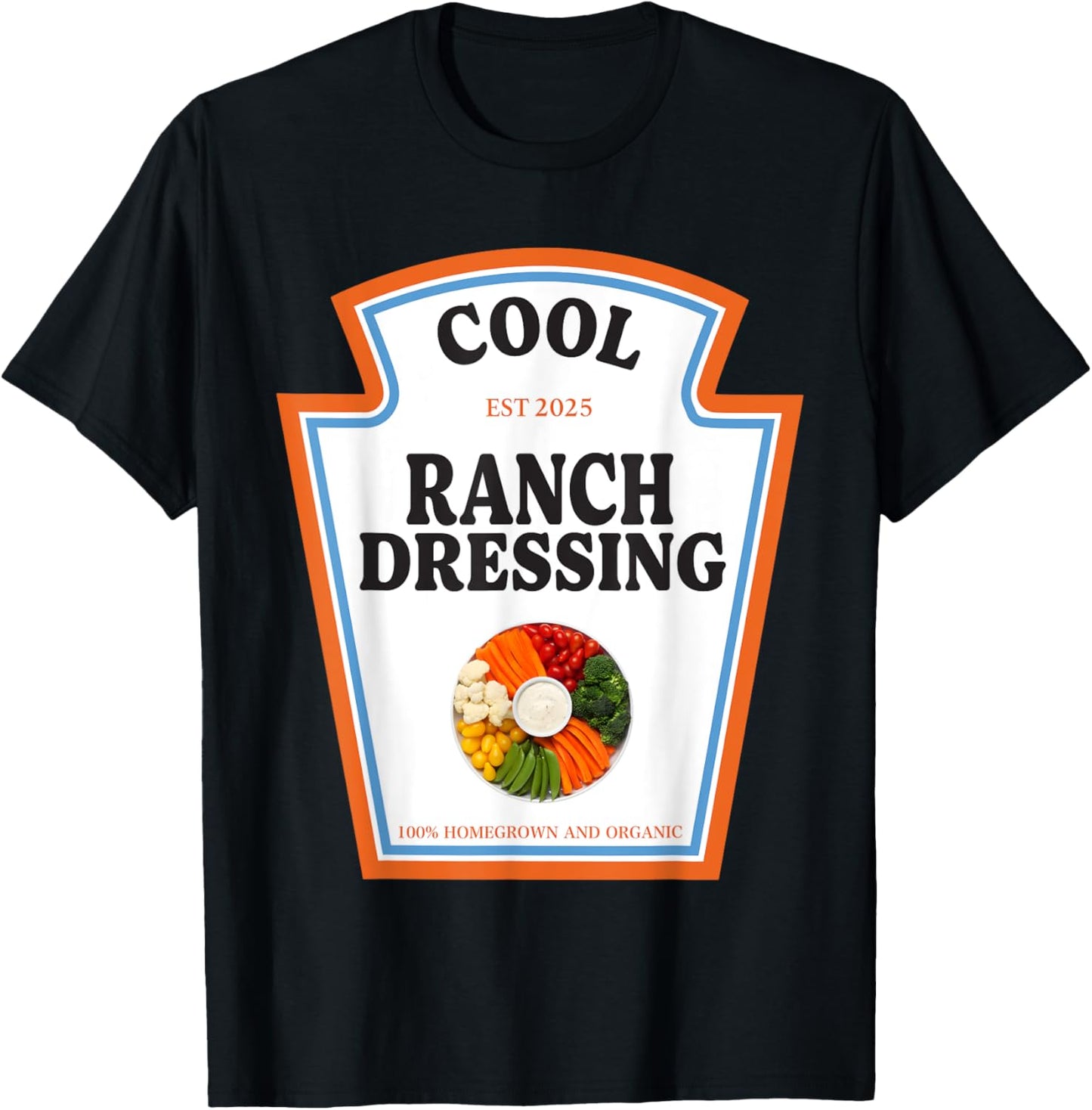 Cool Ranch Dressing Condiment 2025 Costume Party Matching T-Shirt