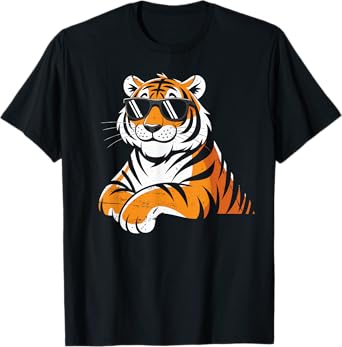 Tiger Lover Kids Tiger Men Wildcat Tiger T-Shirt