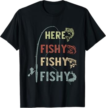 Fishing Funny Fishing Graphic For Boys Men Bass Lover T-Shirt