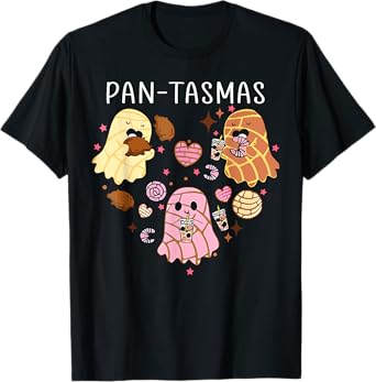 Pantasmas Ghost Funny Spooky Conchas Mexican Ghost Halloween T-Shirt