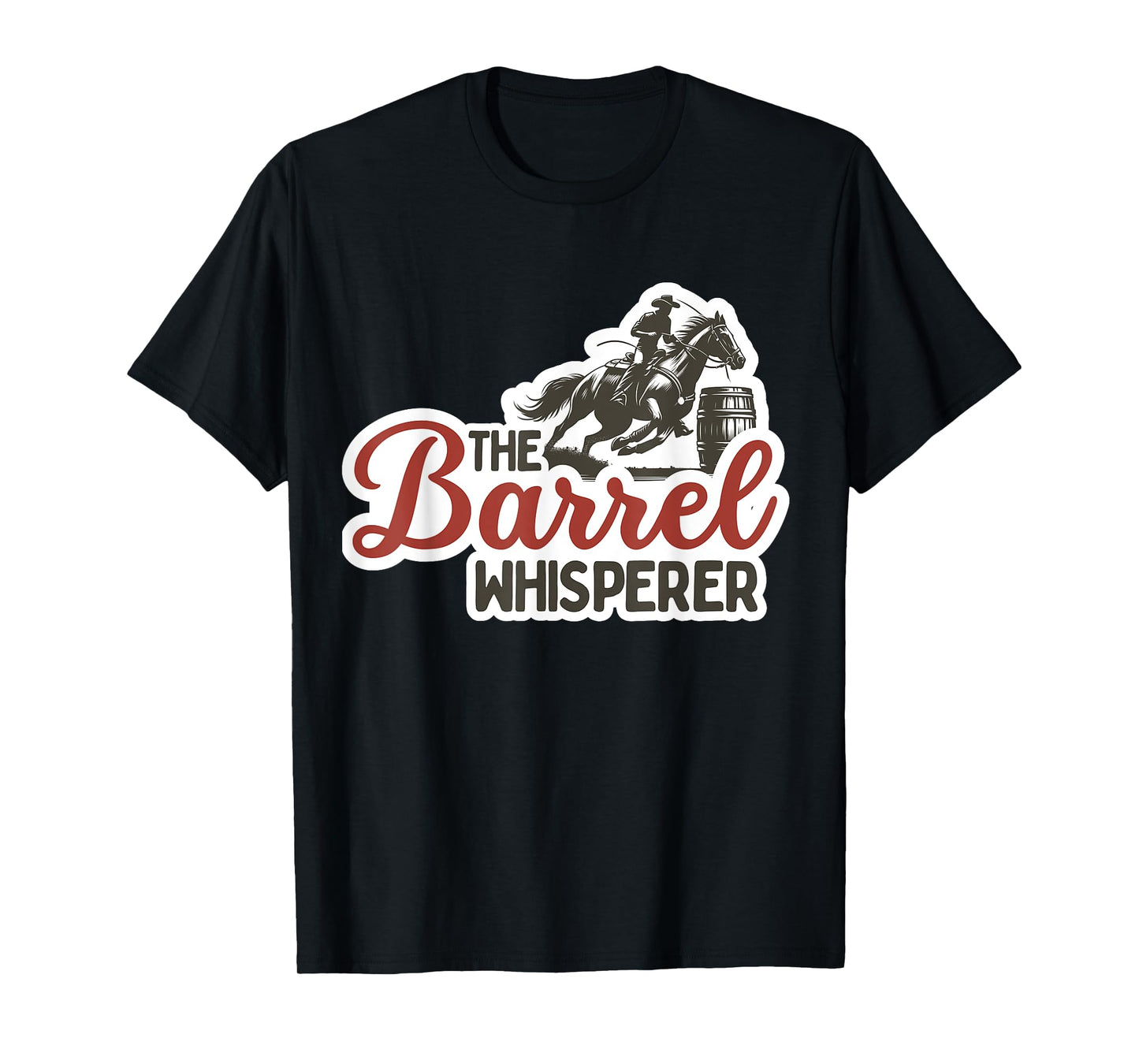 Barrel Racing Shirt Horse Barrel Racer Rodeo Cowgirl T-Shirt