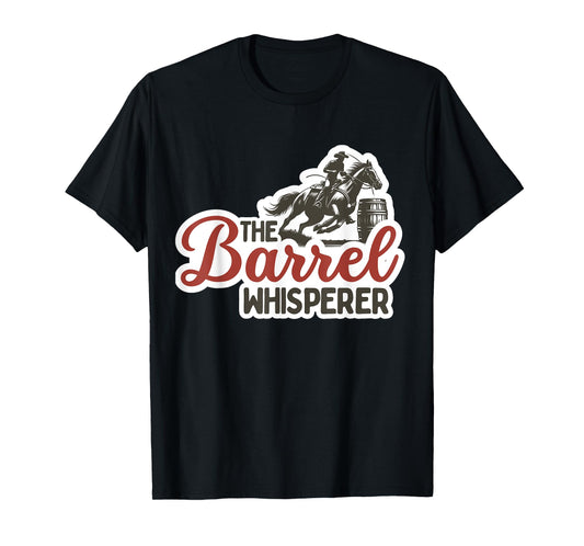 Barrel Racing Shirt Horse Barrel Racer Rodeo Cowgirl T-Shirt