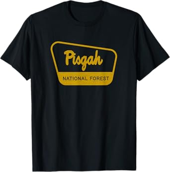 Pisgah National Forest Vintage Inspired Sign Graphic T-Shirt