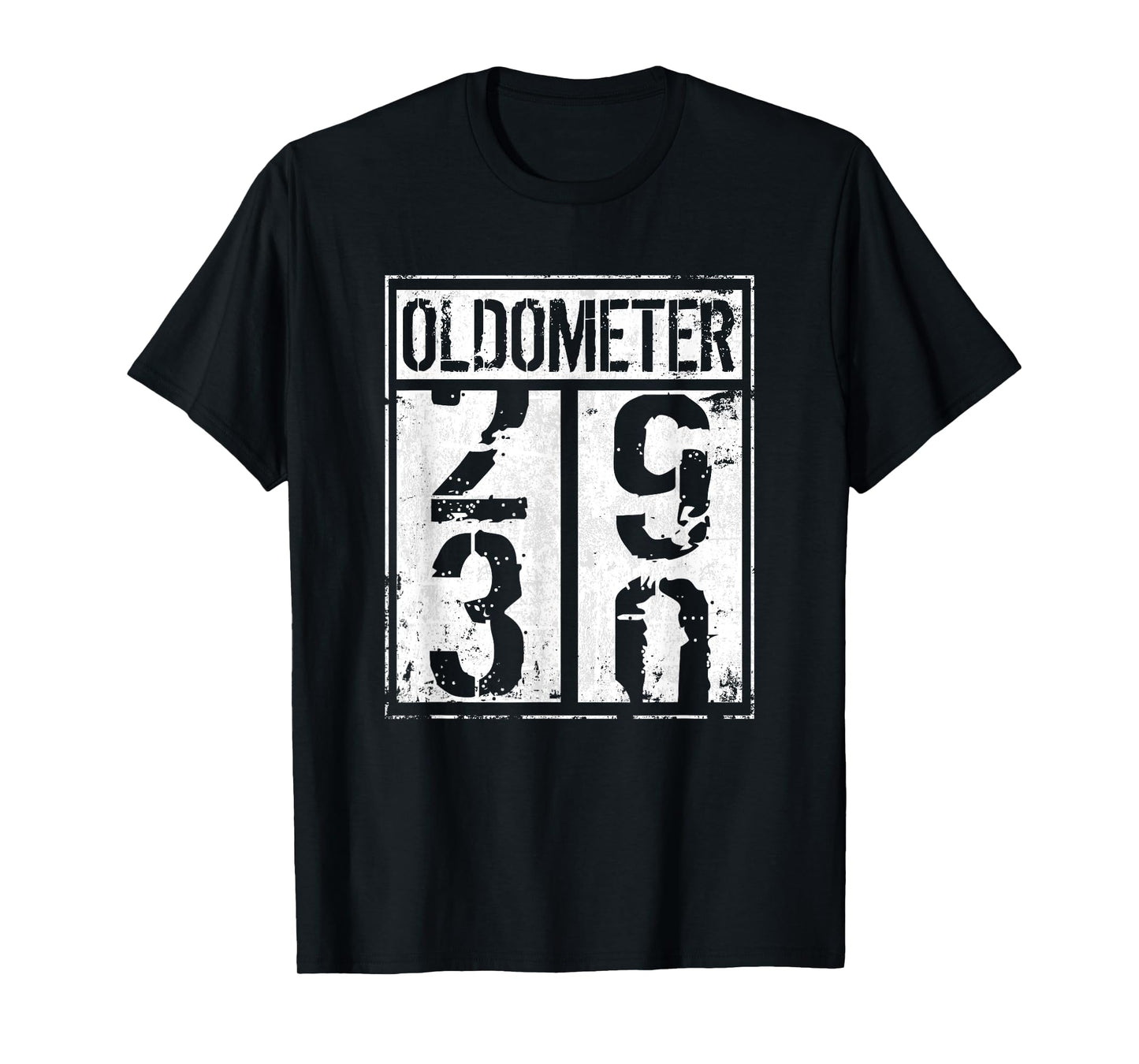 Oldometer 30th Birthday 29-30 Years Old Joke T-Shirt