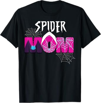 Funny Spider Mom Mother's Day Matching Family Birthday T-Shirt