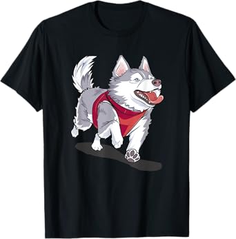 Iditarod Race Siberian Husky Alaska Trail Sled Dog Mushing T-Shirt
