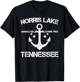 NORRIS LAKE TENNESSEE Funny Fishing Camping Summer Gift T-Shirt for Men Women Kids