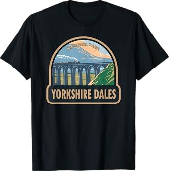 Yorkshire Dales National Park England Vintage T-Shirt