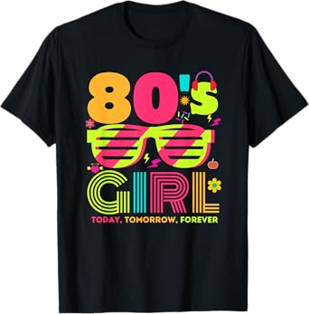 Take Back to the 80s Retro Vintage Costume Women 80s Girl T-Shirt