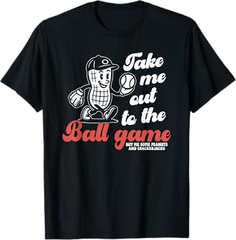 Take Me Out To The Ball Game, Retro Baseball T-Shirt