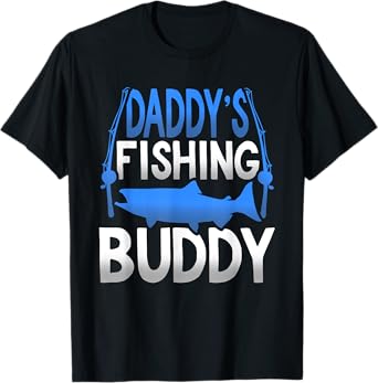 Daddy's Fishing Buddy Novelty Youth T-Shirt T-Shirt