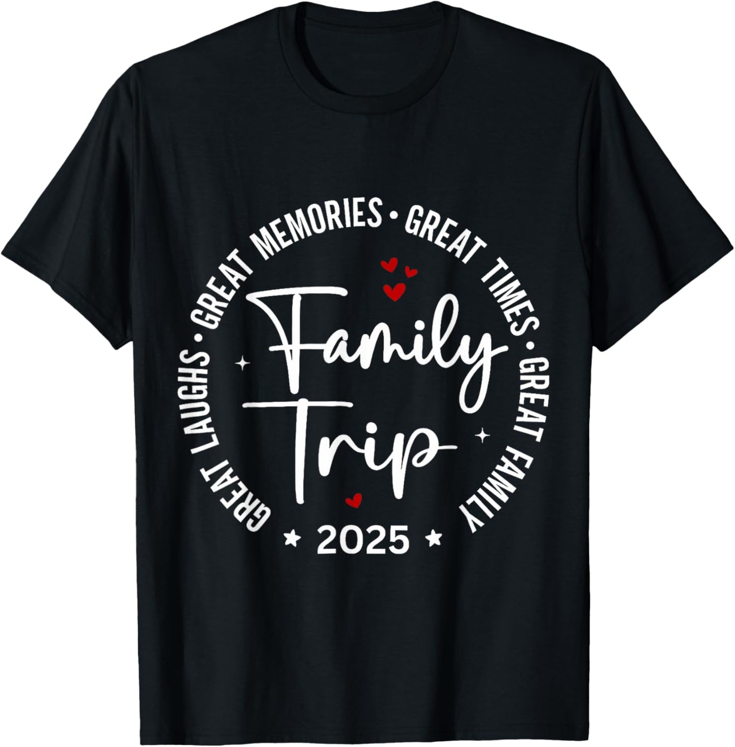 Family Trip Vacation 2025 Matching Summer Group T-Shirt