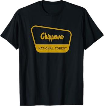 Chippewa National Forest Vintage Inspired Sign Graphic T-Shirt