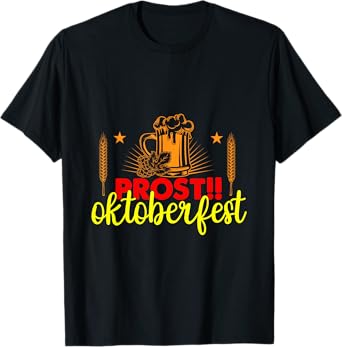 Prost Oktoberfest Beer Mug German Festival T-Shirt