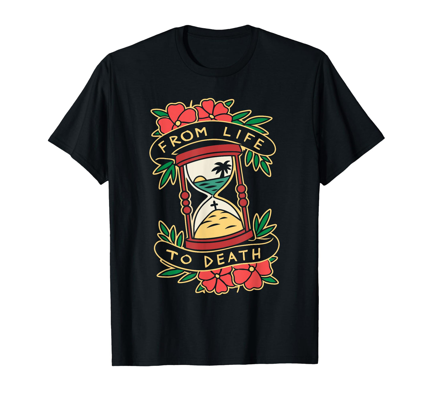 From Life to Death Symbolic Hourglass T-Shirt