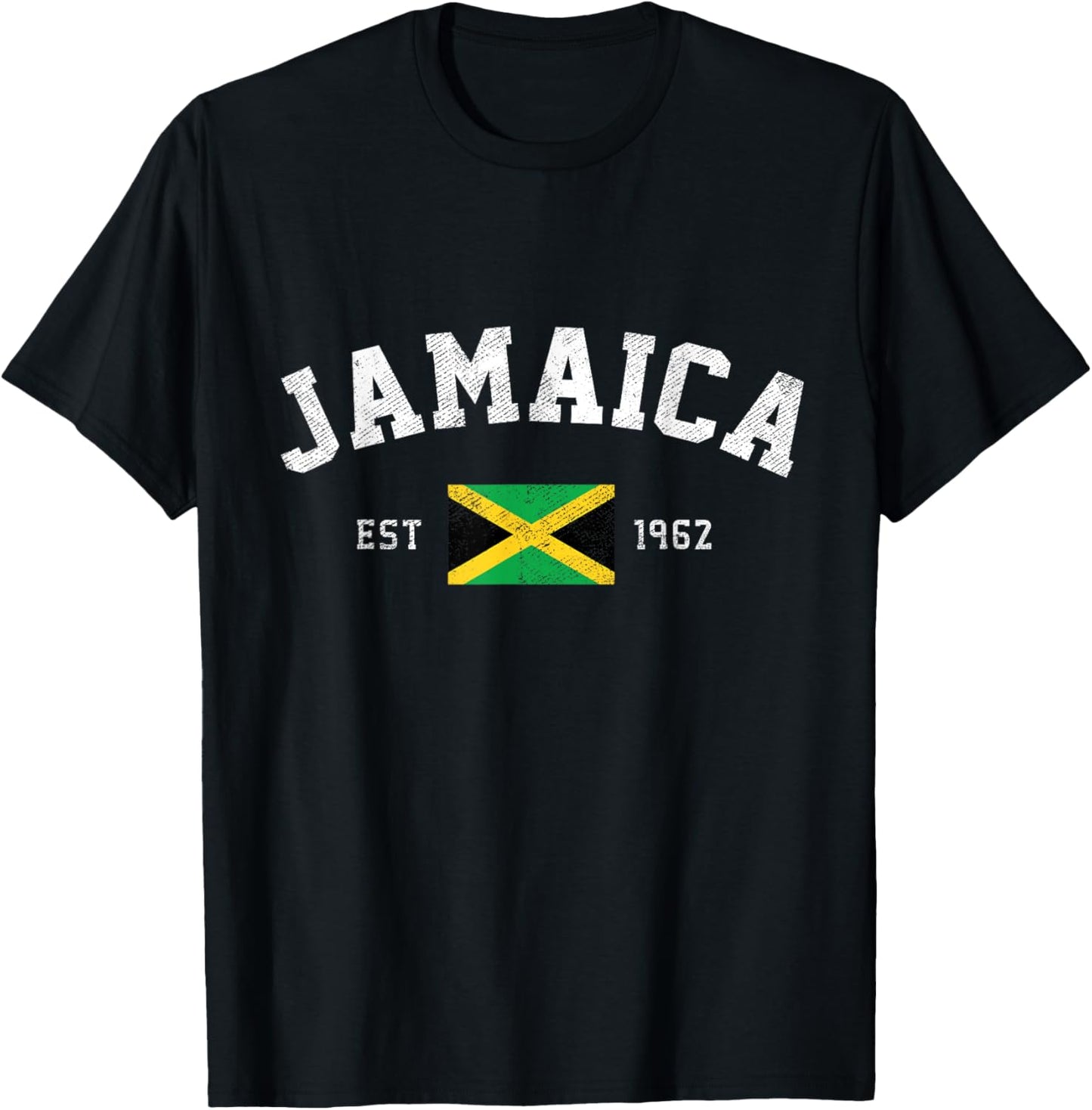 Jamaica Est. 1962 Jamaican Flag Independence Day T-Shirt
