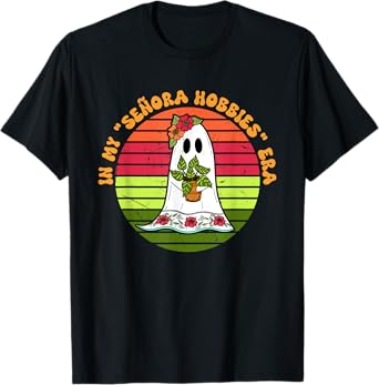 In My Senora Hobbies Era Cute Boo Halloween Design T-Shirt