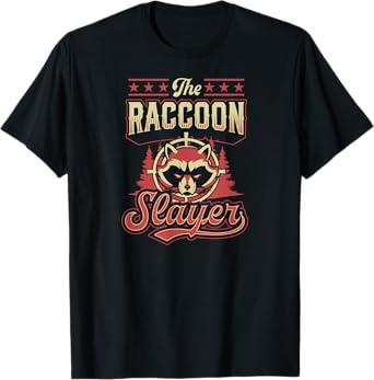 The Raccoon Slayer Funny Best Raccoon Hunting T-Shirt