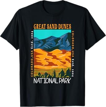 Great Sand Dunes National Park Colorado Distressed Vintage T-Shirt