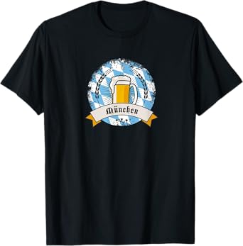 Beer Munich Bavaria October Party Cheers Tradition T-Shirt