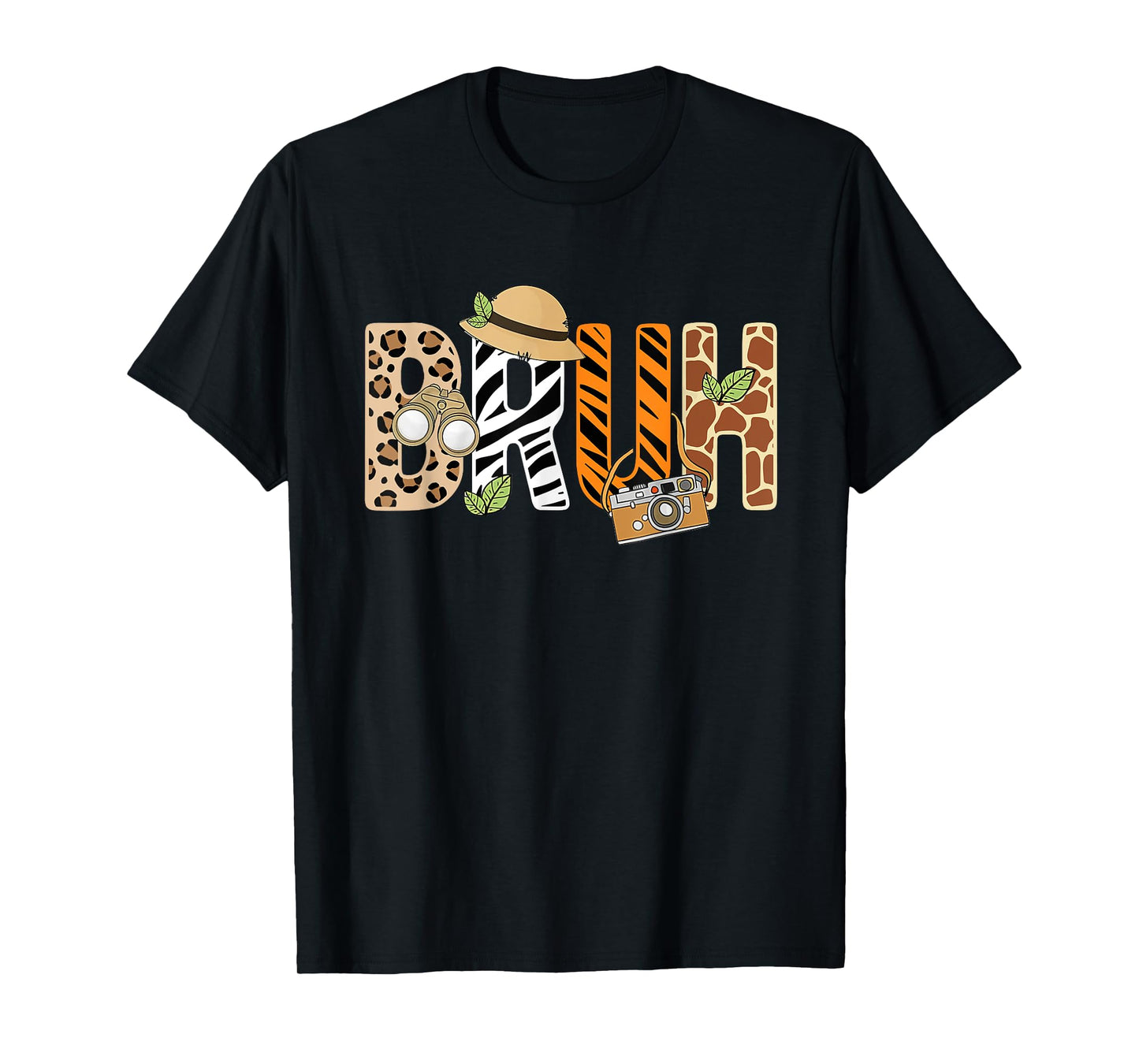 Bruh Zookeeper Safari Funny Animal Wildlife Boys Kids T-Shirt