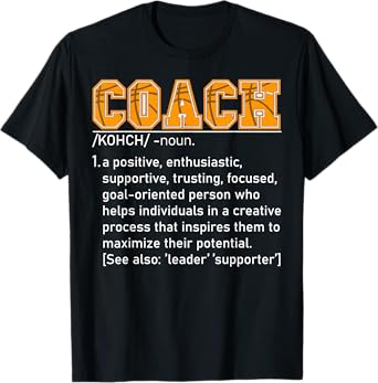Coach Definition Tshirt Basketball Coach Tee For Men Women T-Shirt