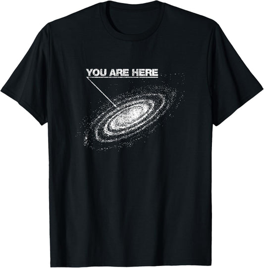 You Are Here - Vintage Galaxy T-Shirt