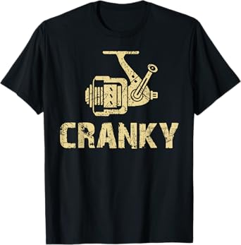Crankbait Fishing Lure Cranky Funny Gift For Fishing Lovers T-Shirt