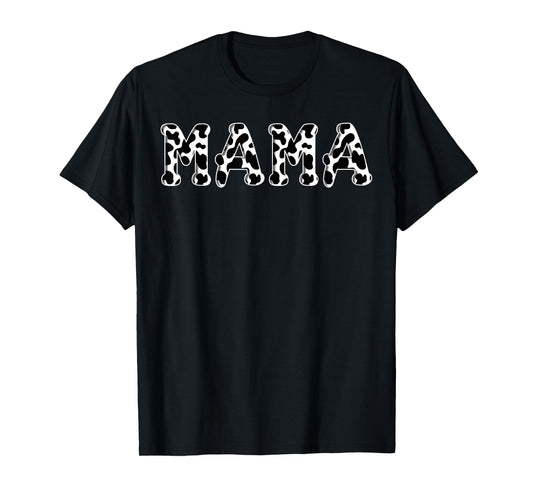 Cow Mama Birthday Family Matching Girl Boy Farm Birthday T-Shirt