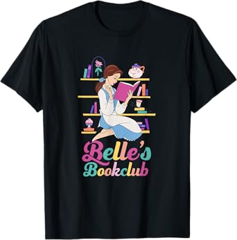Disney Beauty And The Beast Belle Book Club T-Shirt