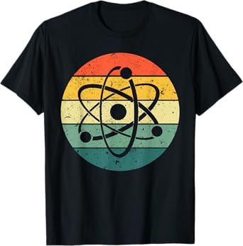 Cool Atom Art Men Women Biology Physics Chemistry Teacher T-Shirt